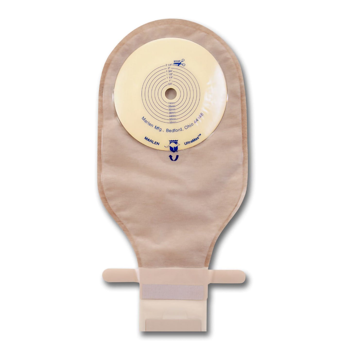 UltraMax™ One-Piece Transparent Ostomy Pouch, Length, Up to 1¾ Inch Stoma