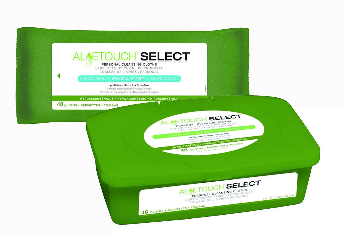 Aloetouch Select Personal Cleansing Wipe Soft Pack Scented