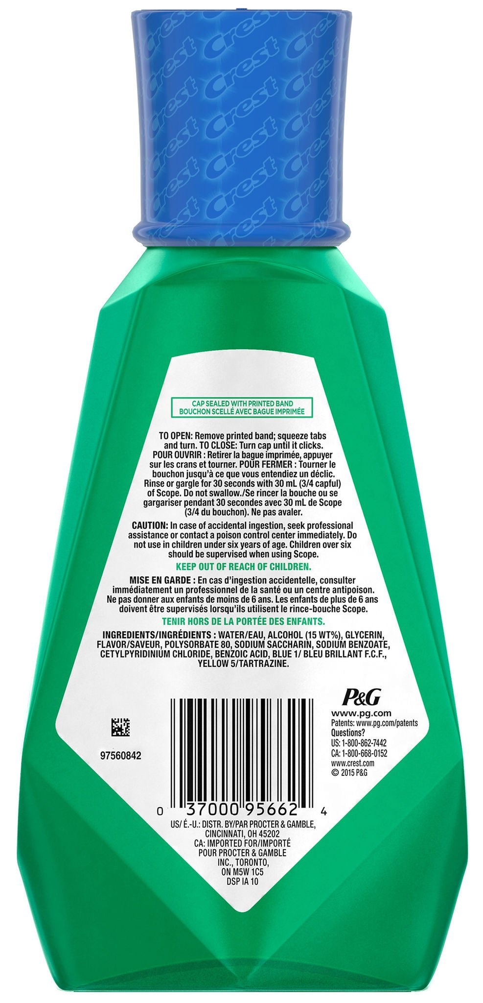 Scope Mouthwash Mint Flavor
