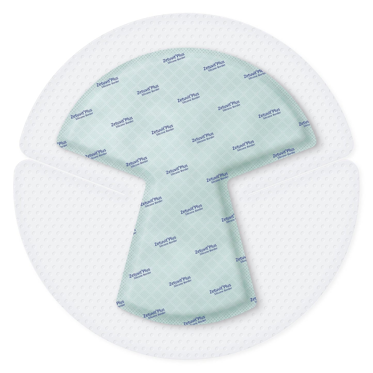 Zetuvit® Plus Silicone Border Super Absorbent Dressing, Heel