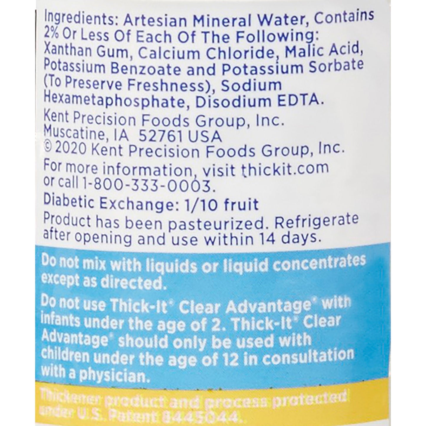 Thick-It® AquaCareH2O Thickened Beverage, Bottle