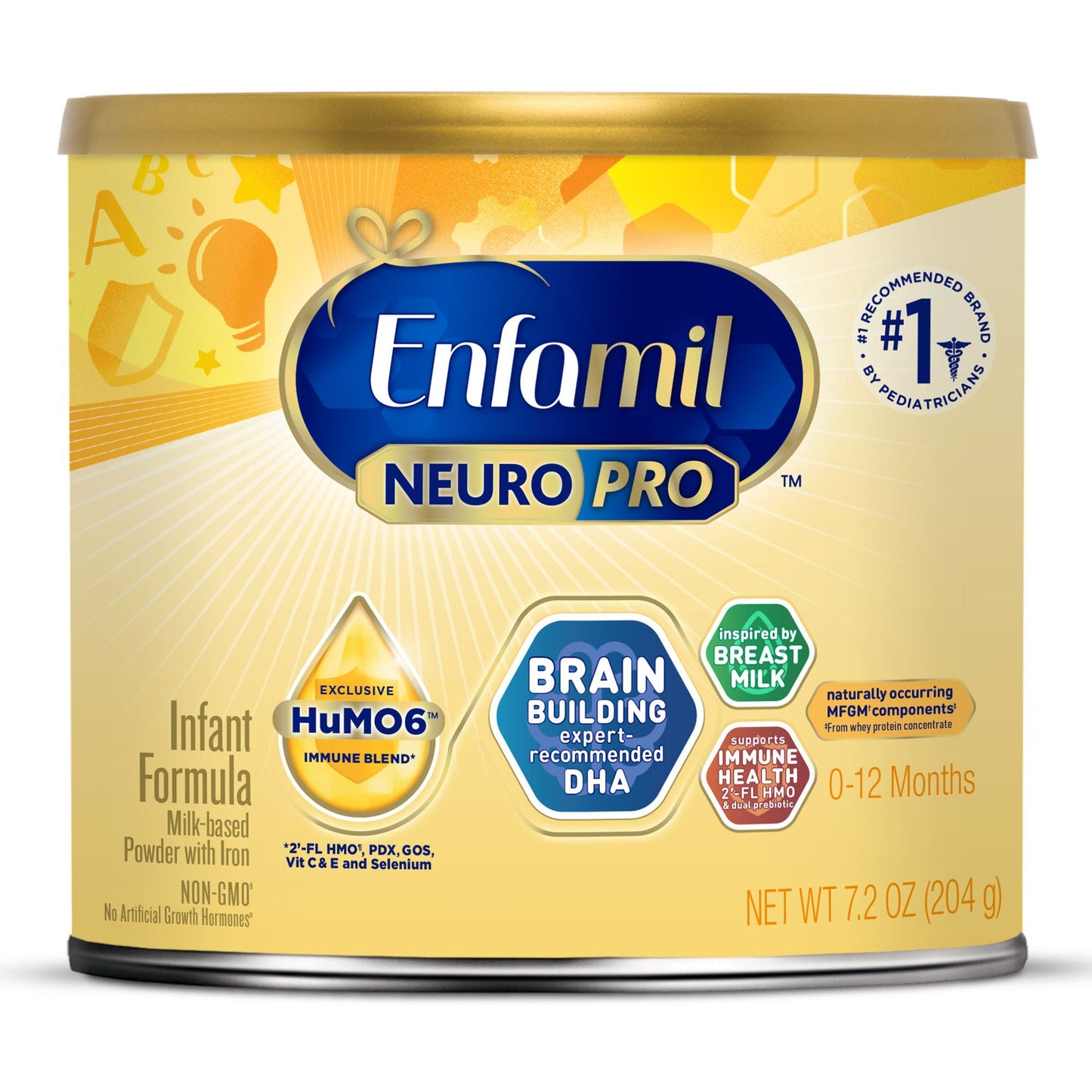 Enfamil NeuroPro Infant Formula Unflavored Can Powder Milk-Based