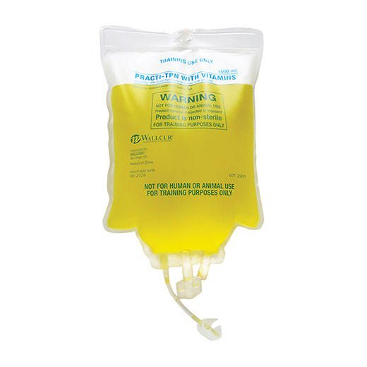 Practi-TPN Bag with Vitamins Clinical Training Medication Liquid I.V. Bag