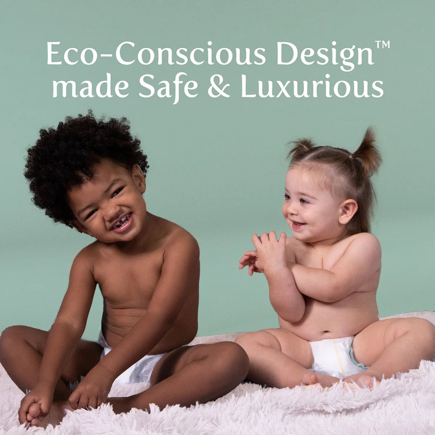 Earth & Eden Sensitive Baby Diapers, for Babies Weighing 12 – 18 lbs.