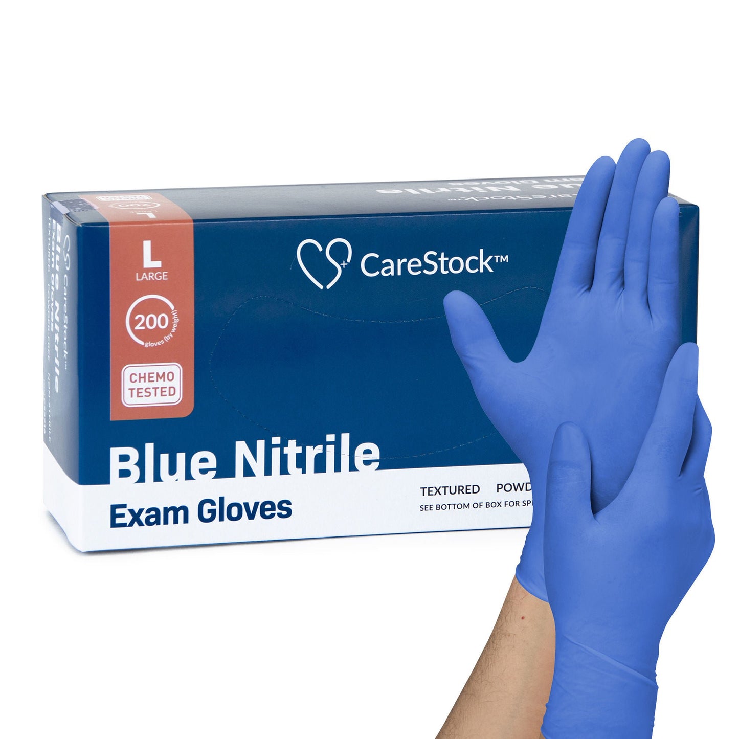 CareStock™ Nitrile Exam Gloves, Blue
