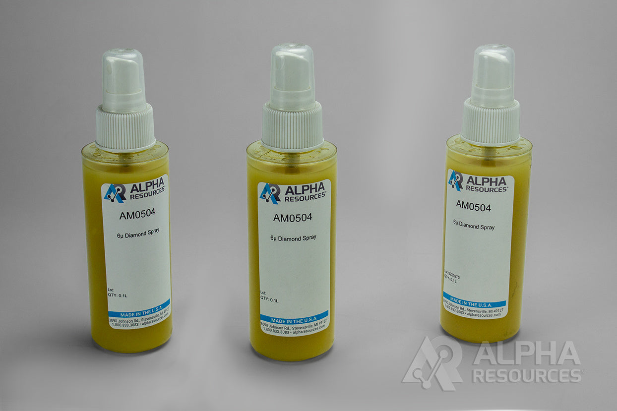 Diamond Spray, 6 Micron, Super Heavy, Orange - Alpha Resources part AM0504 (replaces LECO 810-942)