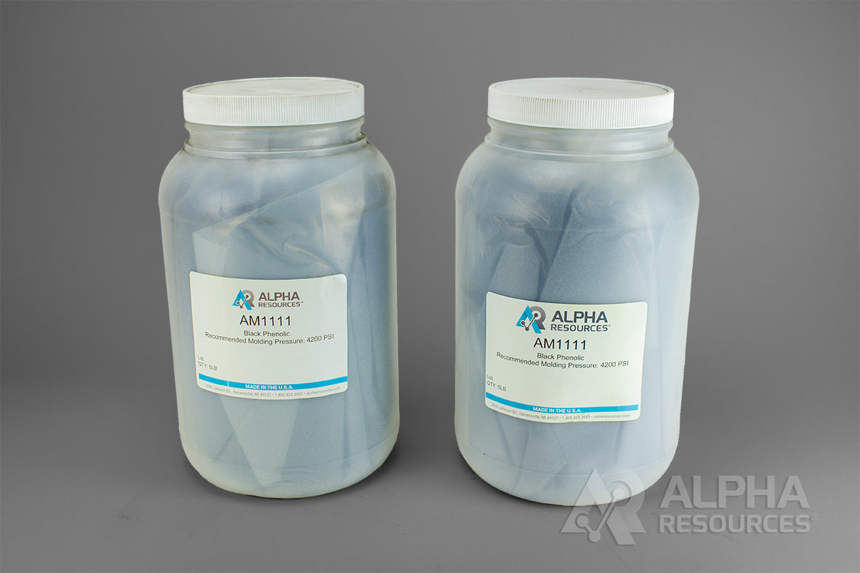 Black Phenolic Molding Powder - Alpha Resources part AM1111 (replaces LECO 811-111)