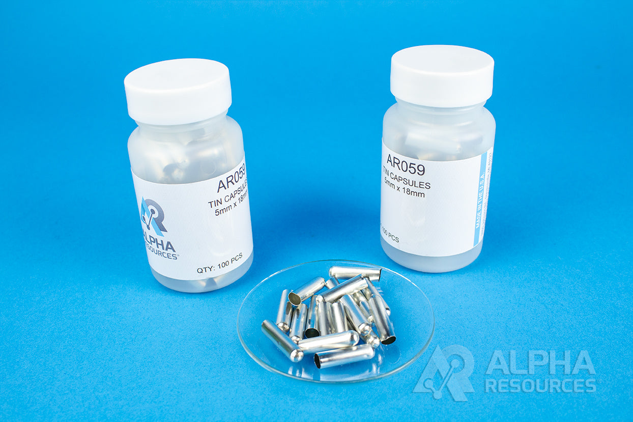 Smooth Wall Tin Capsule (H=18mm, OD=5mm) - Alpha Resources part AR059 (replaces LECO 501-059)