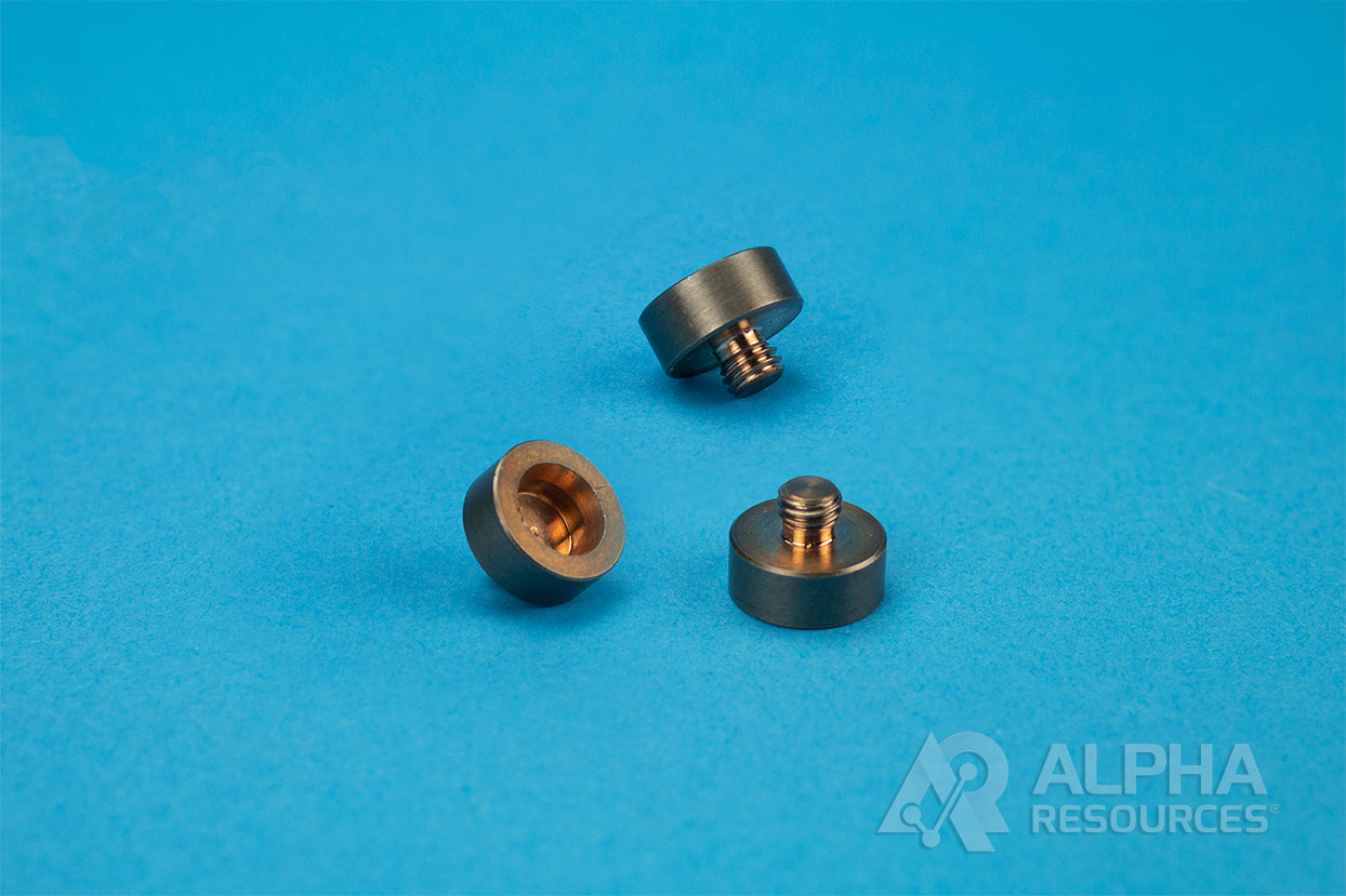 Crucible Electrode Tip for HT Crucibles (AR782HD) - Alpha Resources part AR104878 (replaces Bruker Q104878)