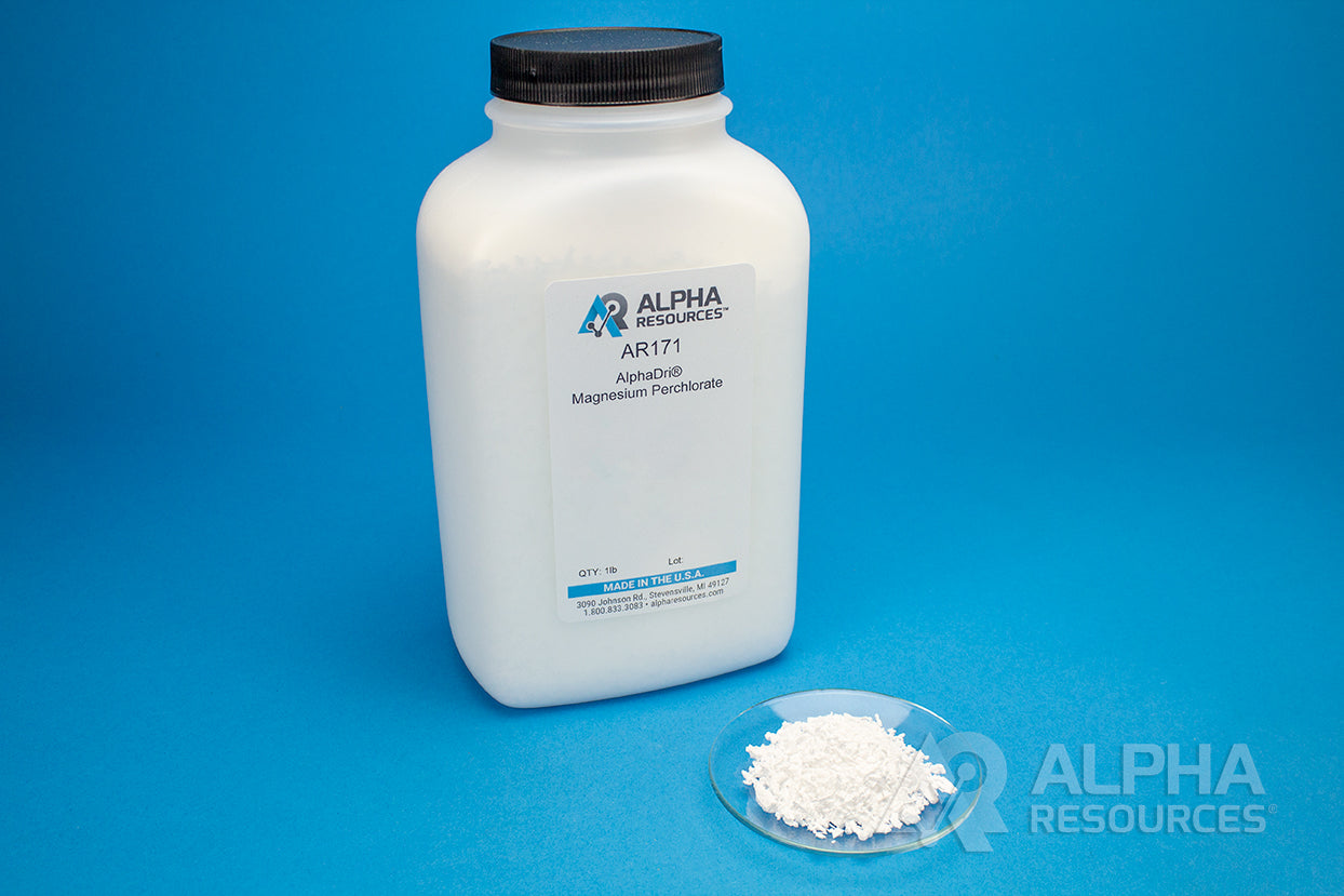Alphadri Magnesium Perchlorate - Nominal Mesh Size 10-20 () - Alpha Resources part AR171 (replaces LECO 501-171)