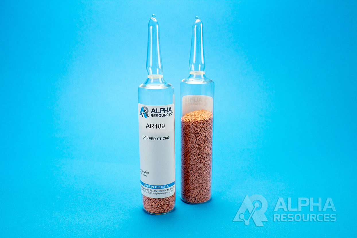 Copper Sticks - Alpha Resources part AR189 (replaces LECO 502-189)