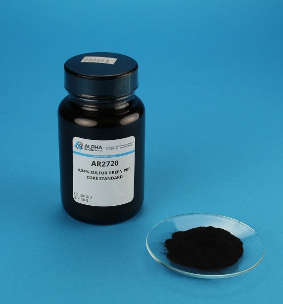 Sulfur in Green Petroleum Coke CRM (S=4.34%) - Alpha Resources part AR2720