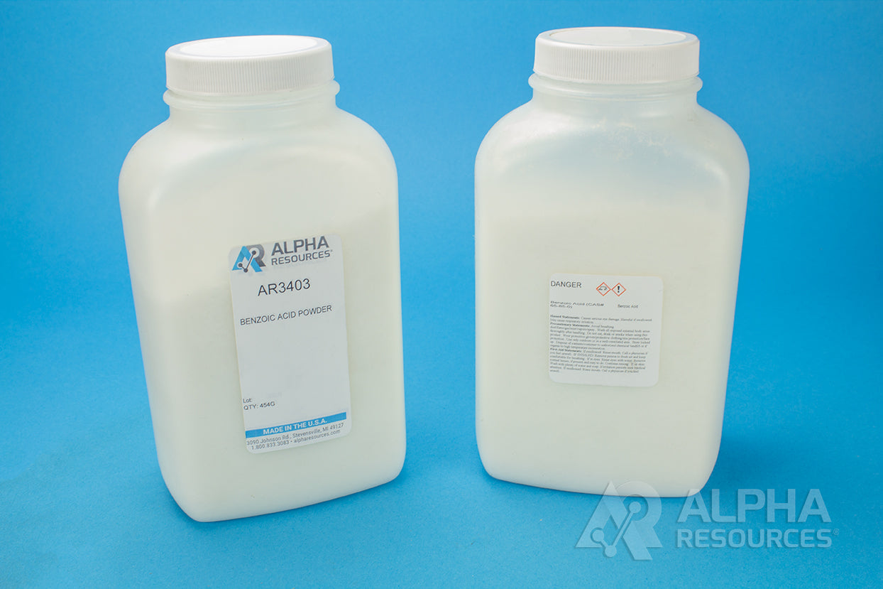 Benzoic Acid Powder - Alpha Resources part AR3403 (replaces LECO 775-288)