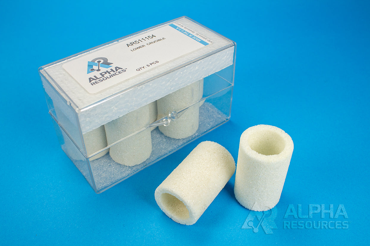 Lower Crucible - Alpha Resources part AR511154 (replaces LECO 625-511-154)