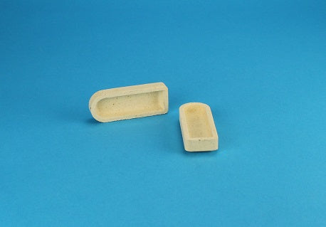 Ceramic Combustion Boat (L=57mm, W=22mm, H=11mm) - Alpha Resources part AR9204-250 (replaces LECO 529-204 529-204-250)
