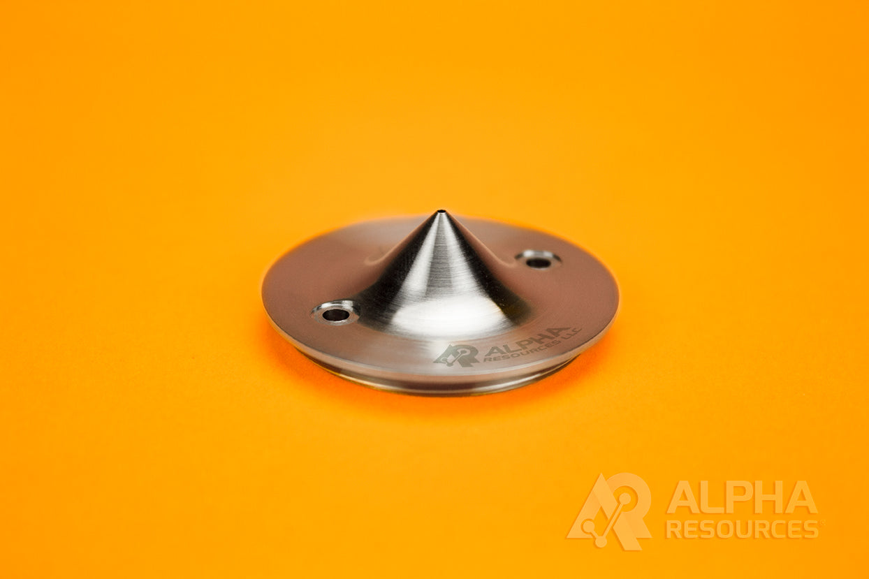 Nickel Skimmer Cone for Perkin Elmer (NexION 300, 350, 1000, 2000, 5000) - Alpha Resources part AR96008 (replaces PerkinElmer W102-6356)