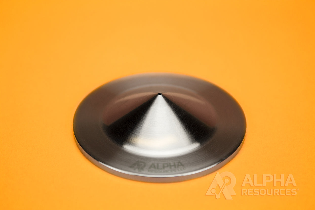 Nickel Sample Cone for Thermo Fisher (X-Series and iCapQ/Qnova) - Alpha Resources part AR97004 (replaces Thermo Fisher Scientific 3600812)