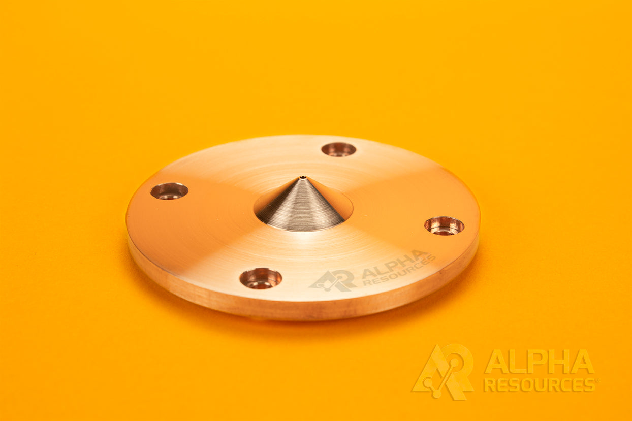 Copper Sample Cone for Shimadzu (ICPMS-2030 and ICPMS-2030JF) - Alpha Resources part AR99003 (replaces Shimadzu 220-95356-82)