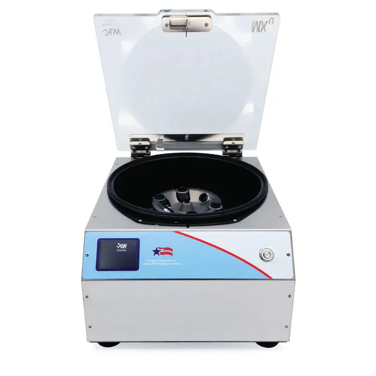 Swing-out centrifuge MUC-06ST-15T3 with 6-place bucket rotor and touch screen interface
