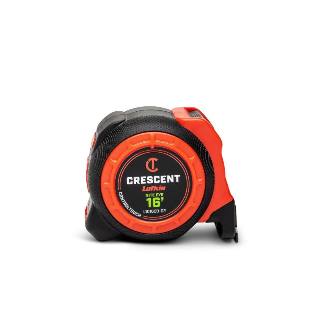 Crescent 1-3/16" x 16' CONTROLTOUCH NITE EYE™ Tape Measure L1016CB-02