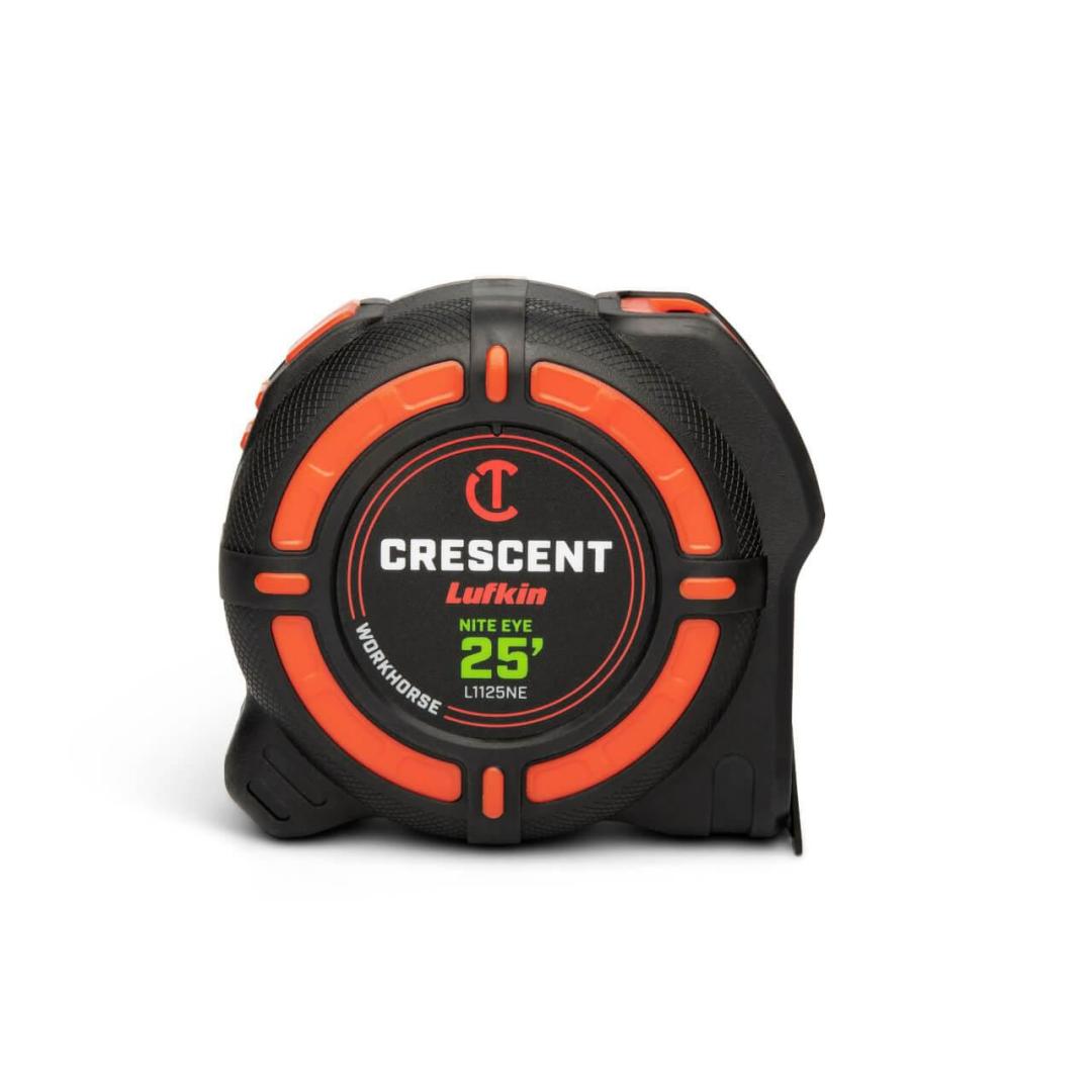 Crescent 2 Pack 1-1/4" x 25' WORKHORSE NITE EYE™ Tape Measure L1125NESET2V