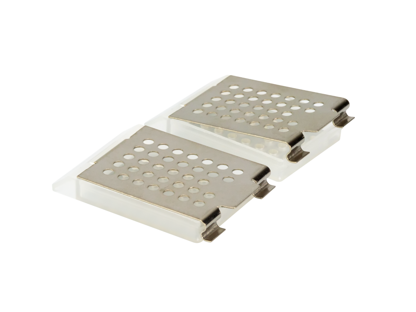 Caplugs® Evergreen 258-4045-030 — Embedding Cassettes with Stainless Steel Covers, Non-Sterile, PP, Natural, 500/B