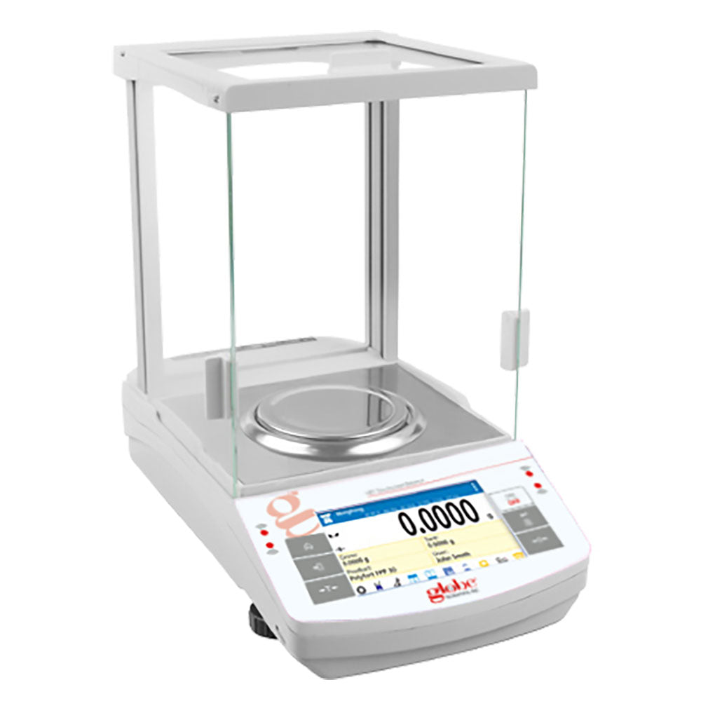 Analytical Balance, Touchscreen, 310g x 0.1mg, External Calibration — ISO/IEC 17025 Cal Included, 1/Each | Globe Scientific