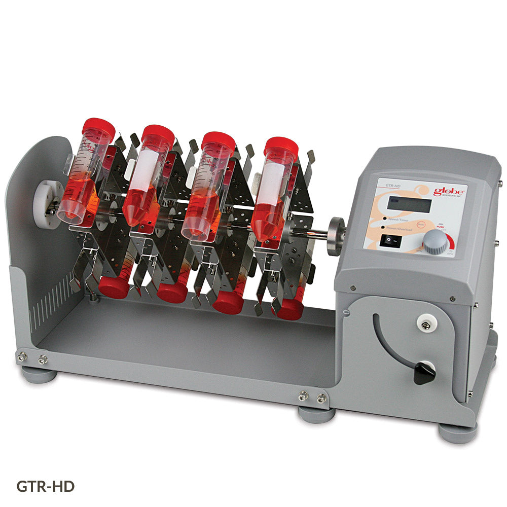 Tube Rotator, Horizontal, Adjustable Speed — Analog & Digital, 1/Each | Globe Scientific