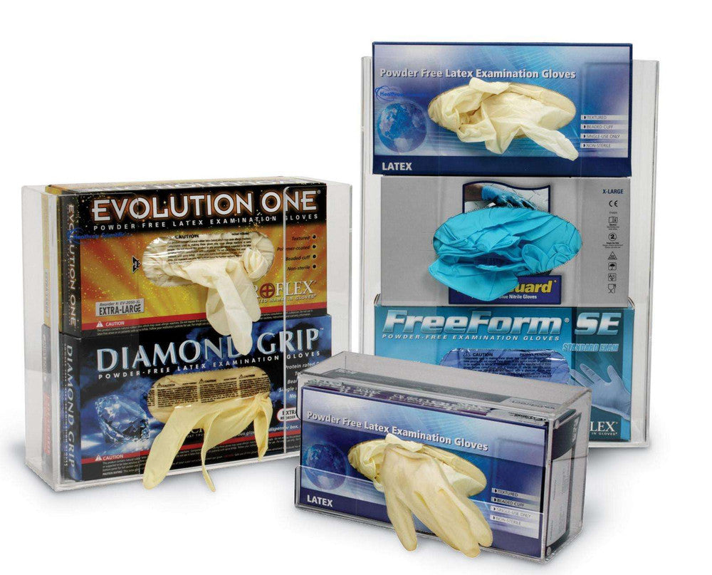 Heathrow Scientific Acrylic Glove Box Holders - HS23471 Series | Wall-Mount, 1-3 Box — view 2