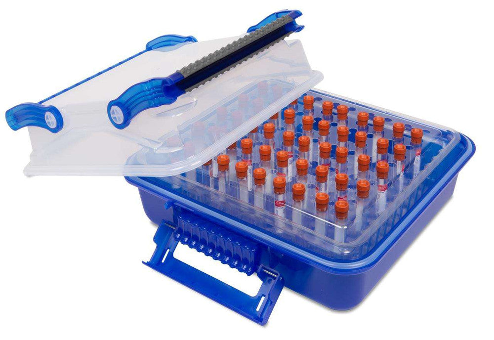 Heathrow Scientific DuraPorter® XL High-Capacity Sample Transport Tote - 120926 | Transparent Lid, Articulated — view 4