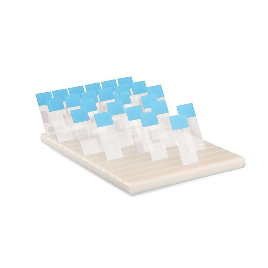 Heathrow Scientific Polyethylene Slide Holder - HS15981 Series | Angled Slots - Made in USA — view 2