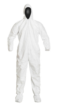 DuPont™ Tyvek® IsoClean® IC105S-WH Hooded Coverall — Case of 25