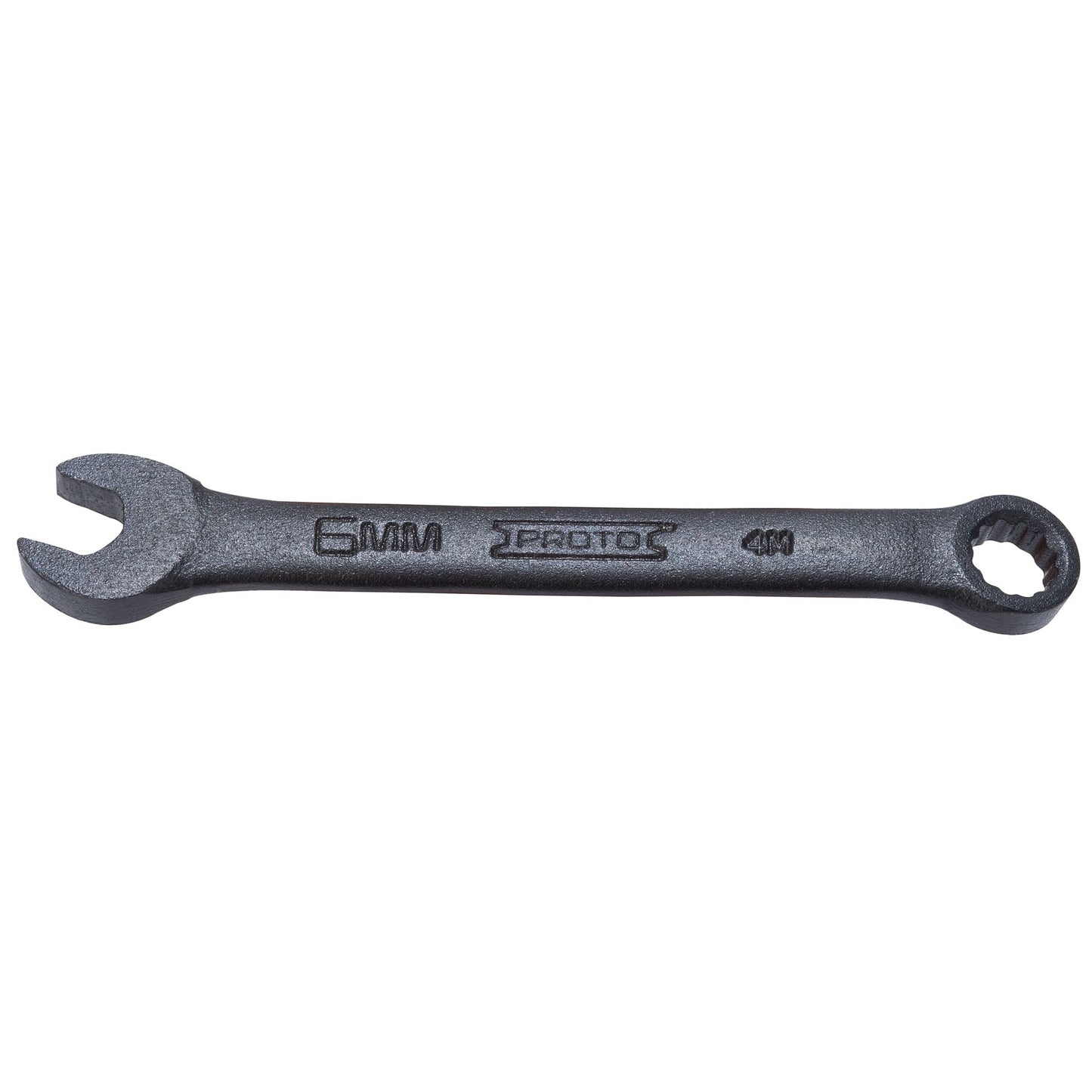 Proto J1206MESB — 6mm 12-Point Black Oxide Short Combination Wrench J1206MESB