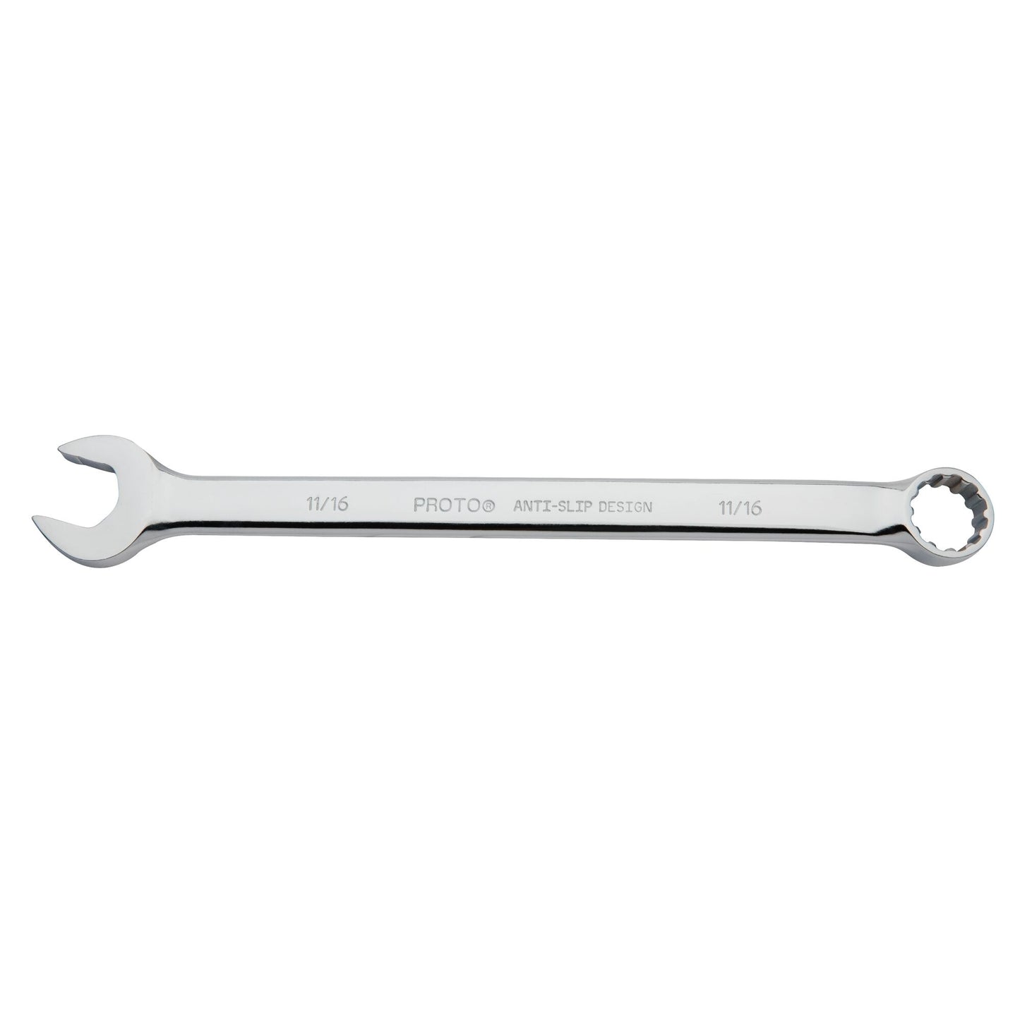 Proto Wrench Combination 11/16 Full Polish 12-Spln J1222SPL