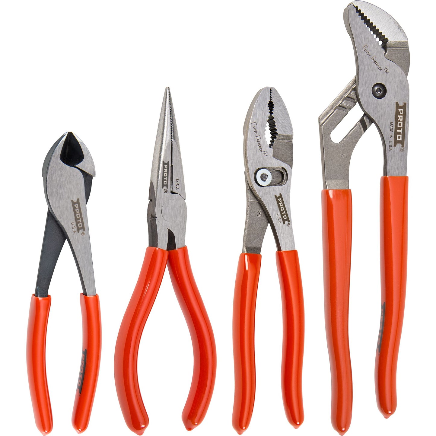 Proto Pliers 4Pc Cutting/Plierset J200XLS