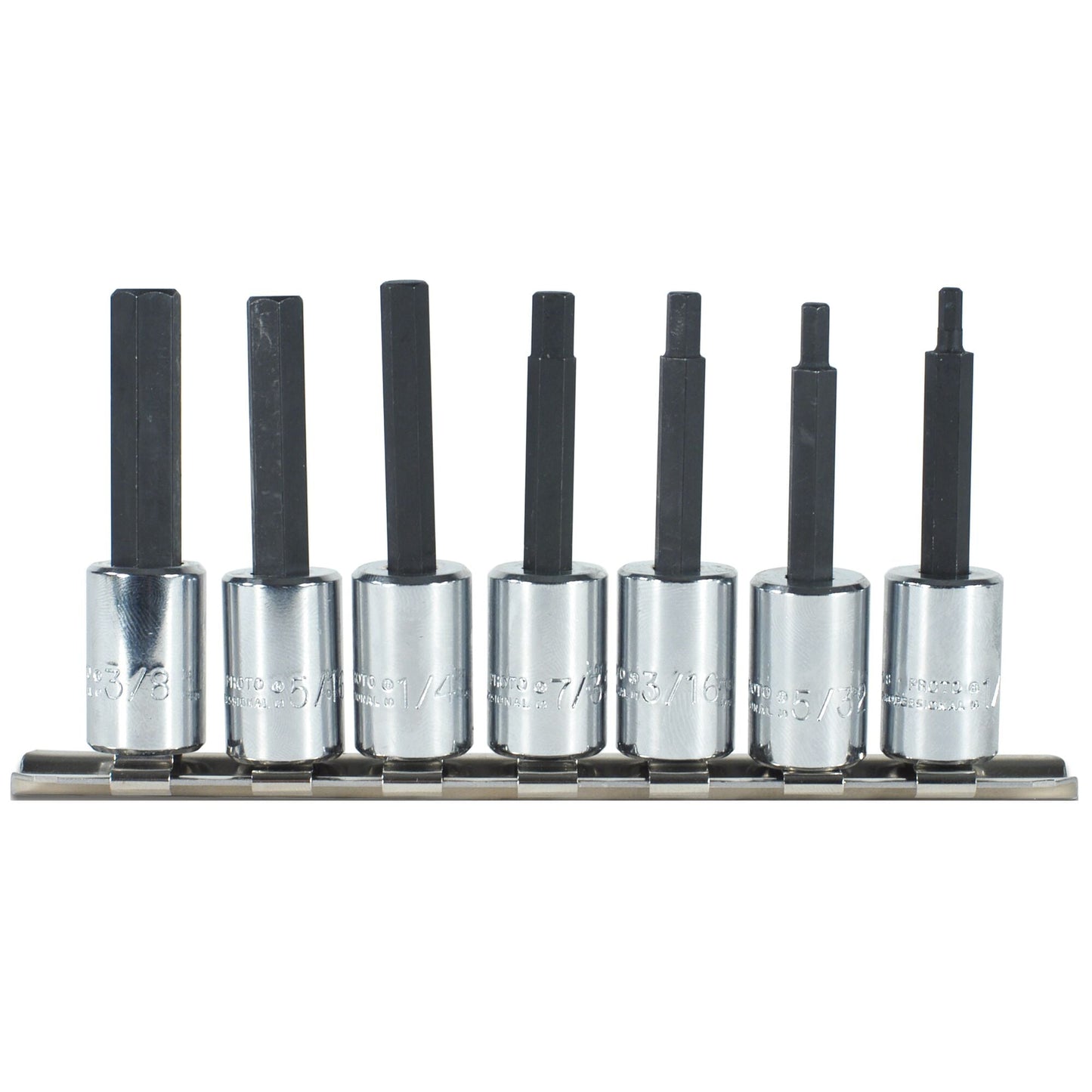 Proto J4900-7C — 3/8 in. Drive Hex Bit Set (7 pc.) J4900-7C
