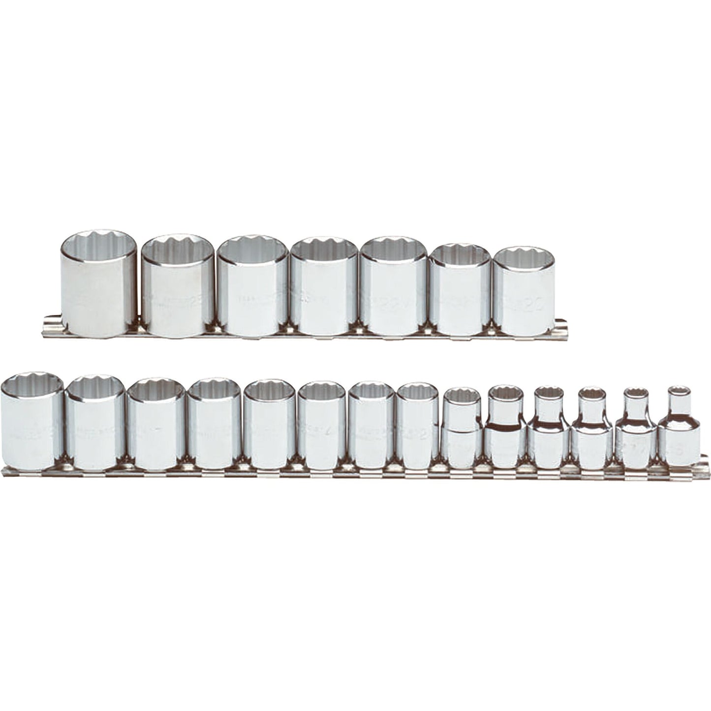 Proto J52215 — 3/8 in. Drive 12-Point Metric Socket Set (21 pc.) J52215