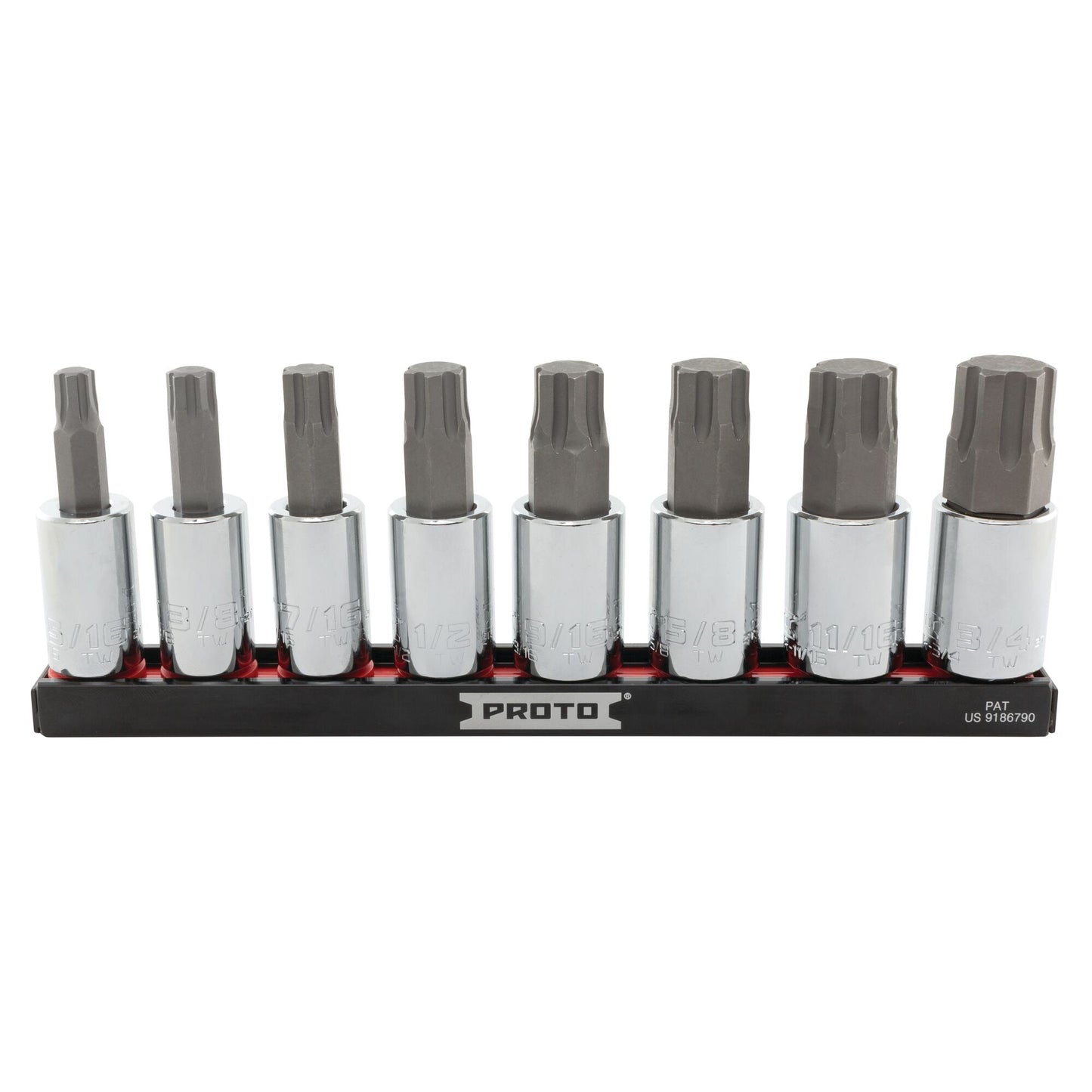 Proto J5441R8SAE — 1/2 in. Drive Advanced Hex Bit Socket Set (8 pc.) J5441R8SAE