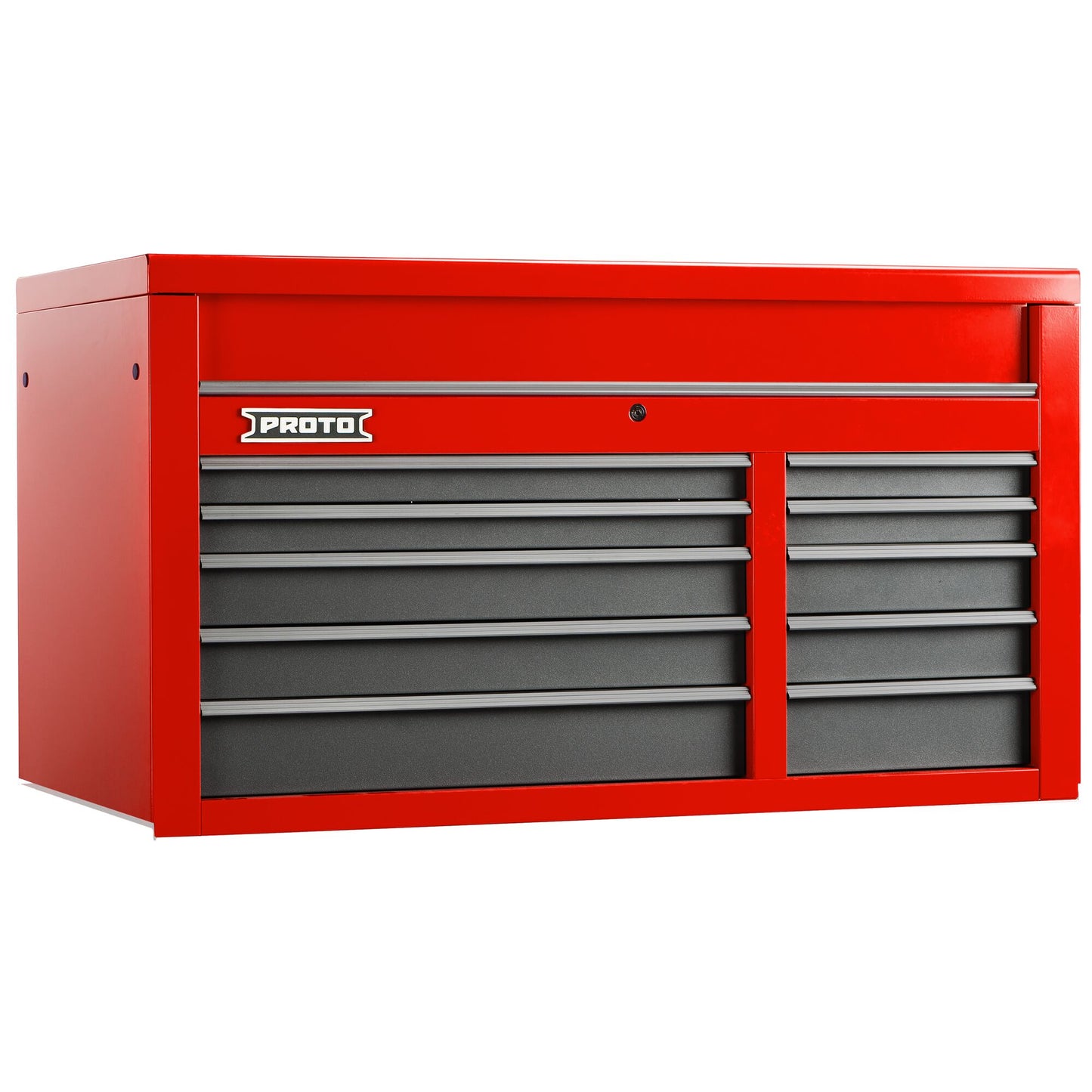 Proto Top Chest 50 in. 10 Drawer Red/Grey J555027-10SG