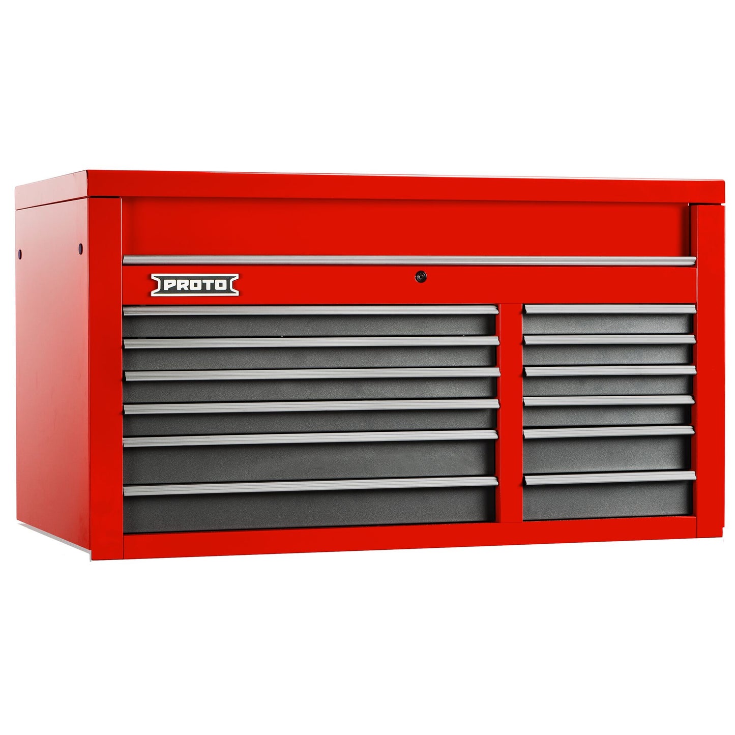 Proto Top Chest 50 in. 12 Drawer Red/Grey J555027-12SG