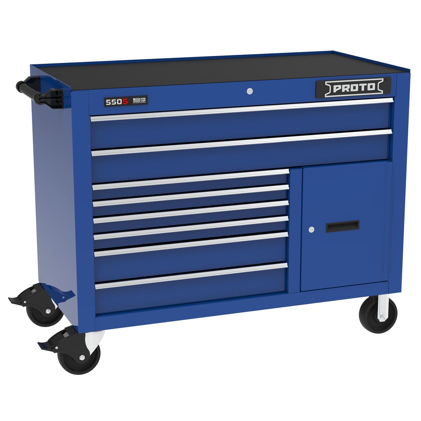 Proto Wrkstation 50 in. 8 Drawer Blue J555041B-8BL-1S