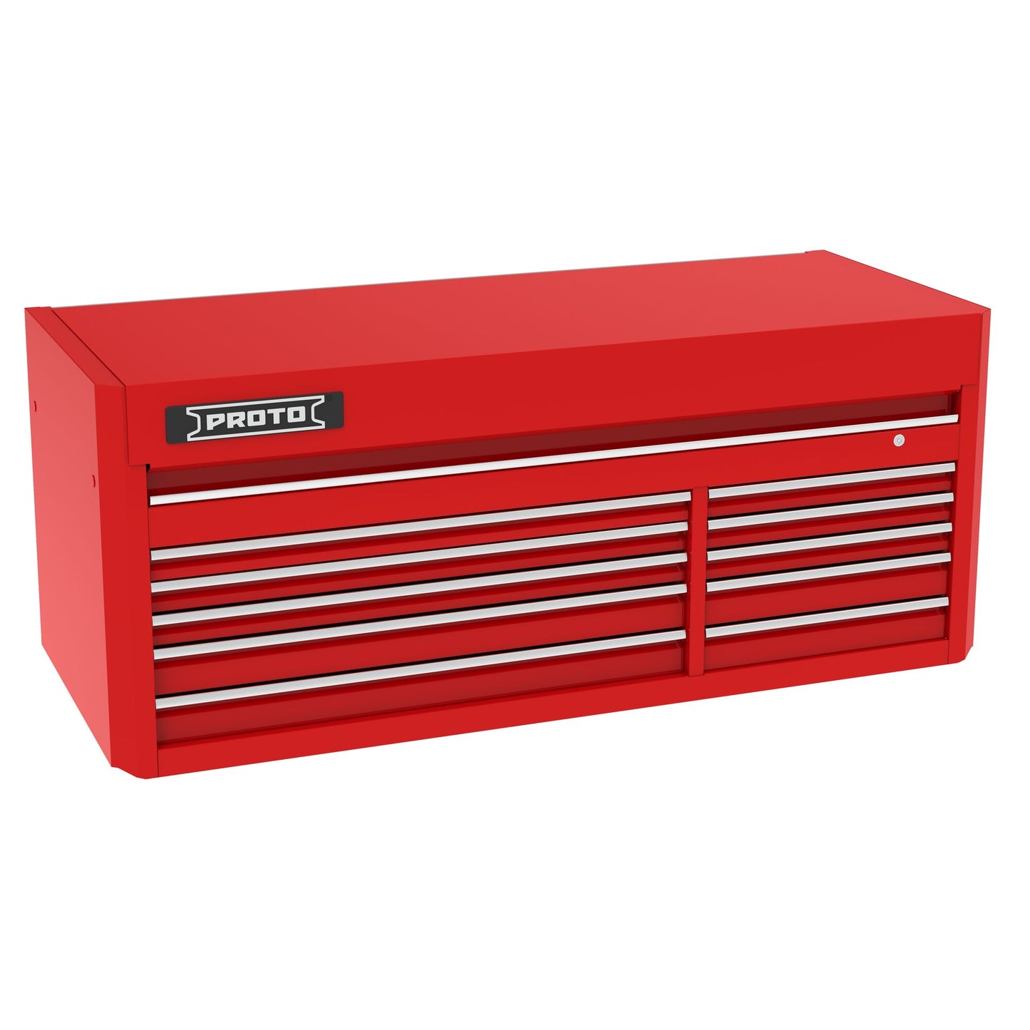 Proto Top Chest 66 in. 10 Drawer Gl Red J556627B-10RD