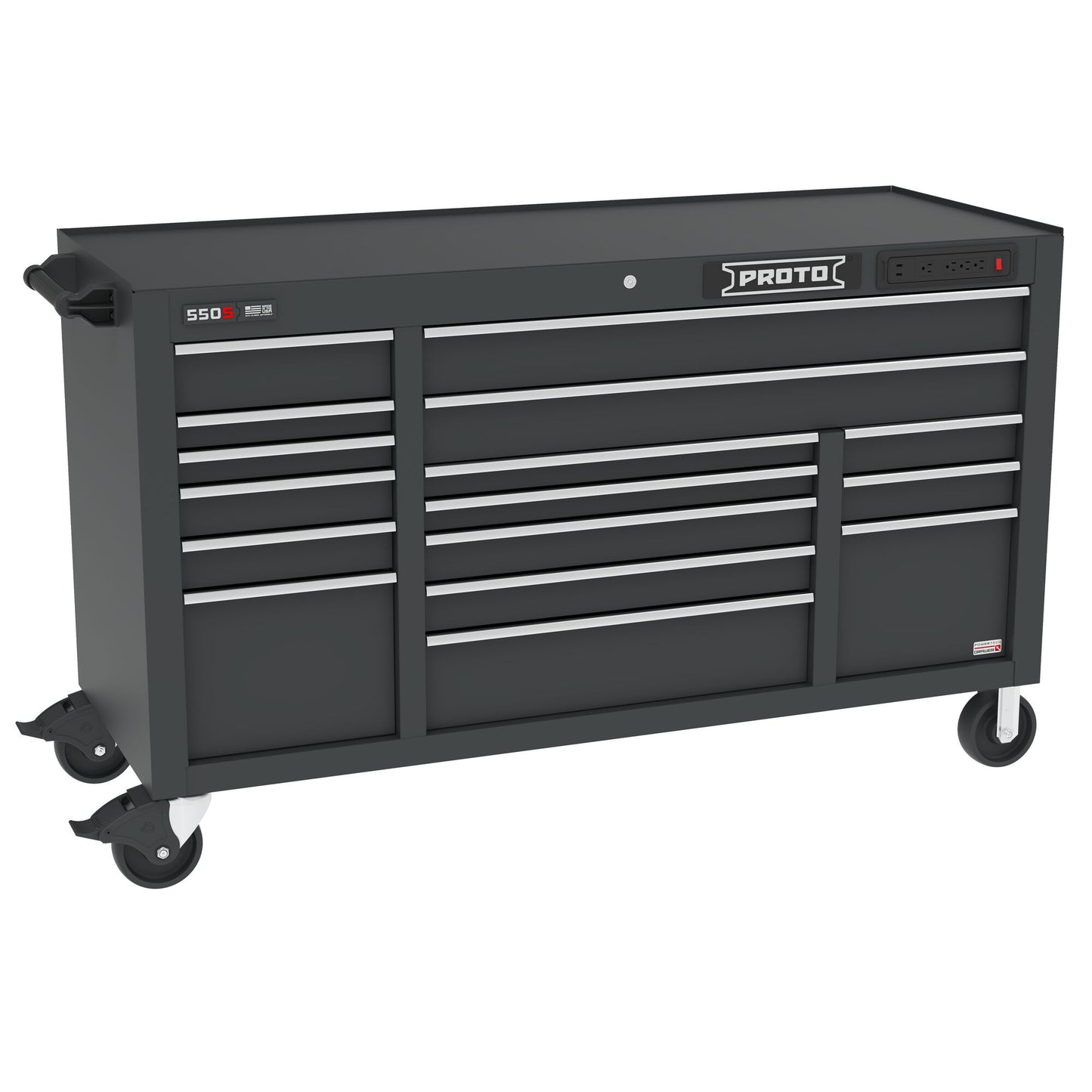 Proto 67In Pwr Workstation-Dual Black J556741B16DBPDP