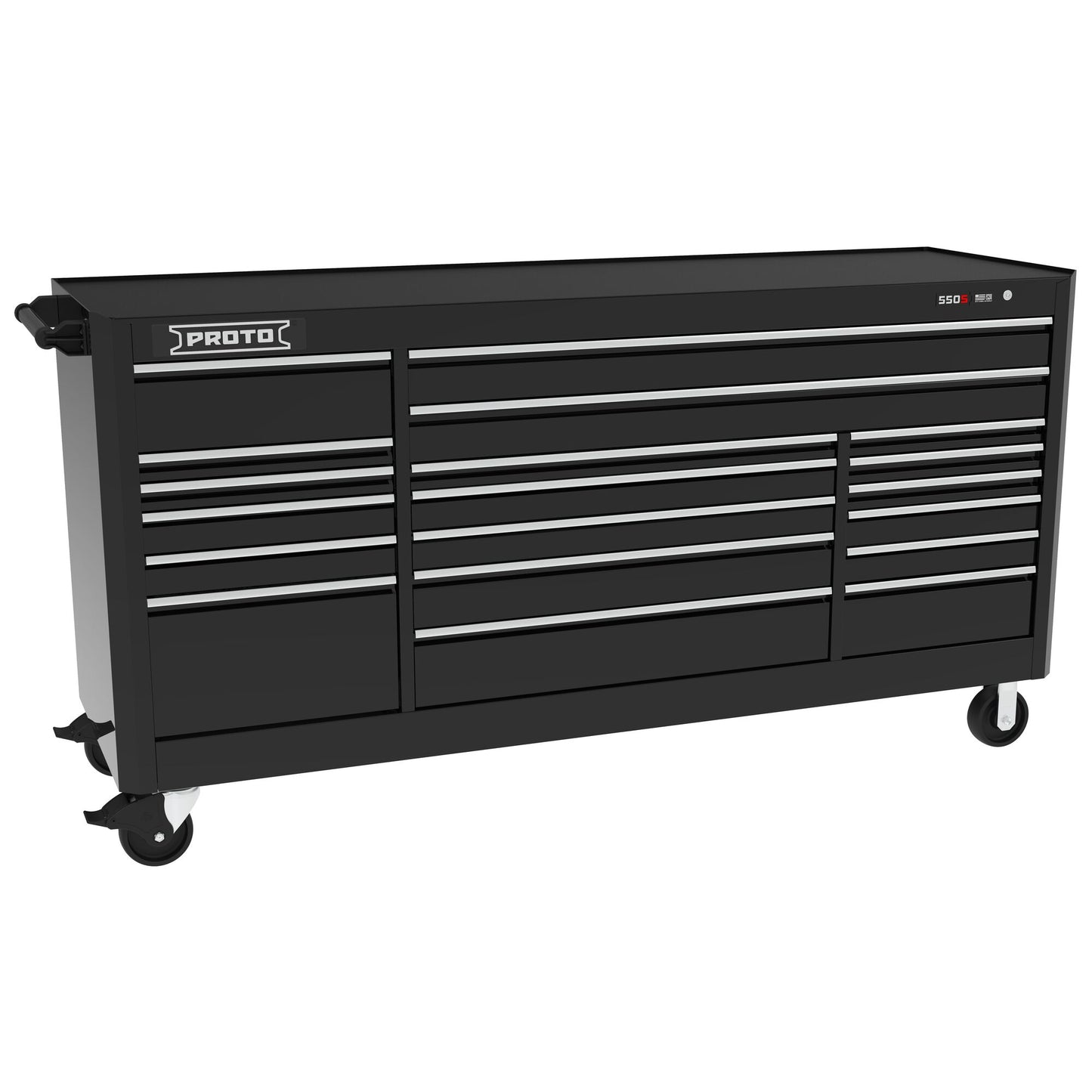 Proto Wrkstn 88 in. 19 Drawer Black J558846B-19BK