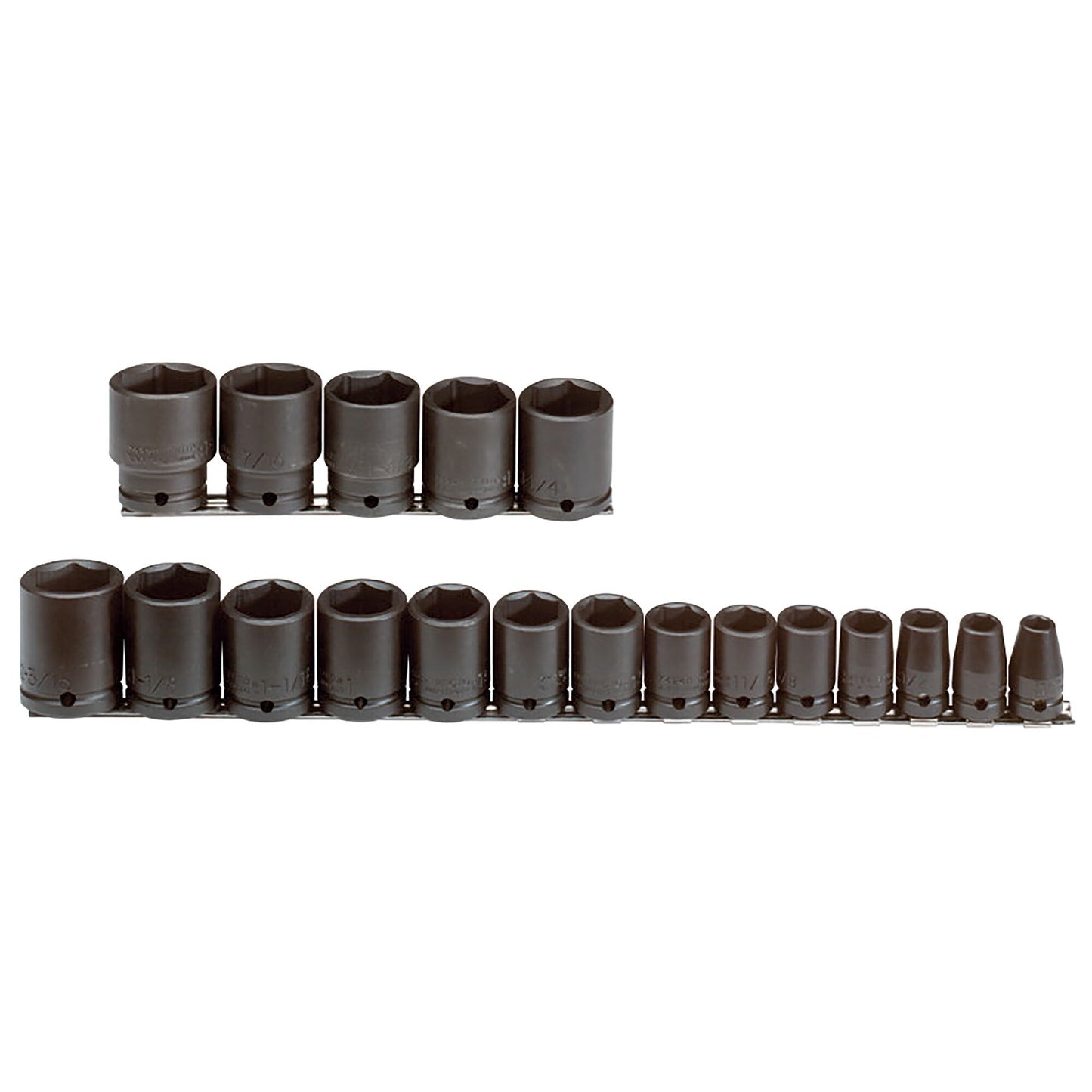Proto J74106 — 1/2 in. Drive 6-Point Velocity Black Oxide Impact Socket Set (19 pc.) J74106