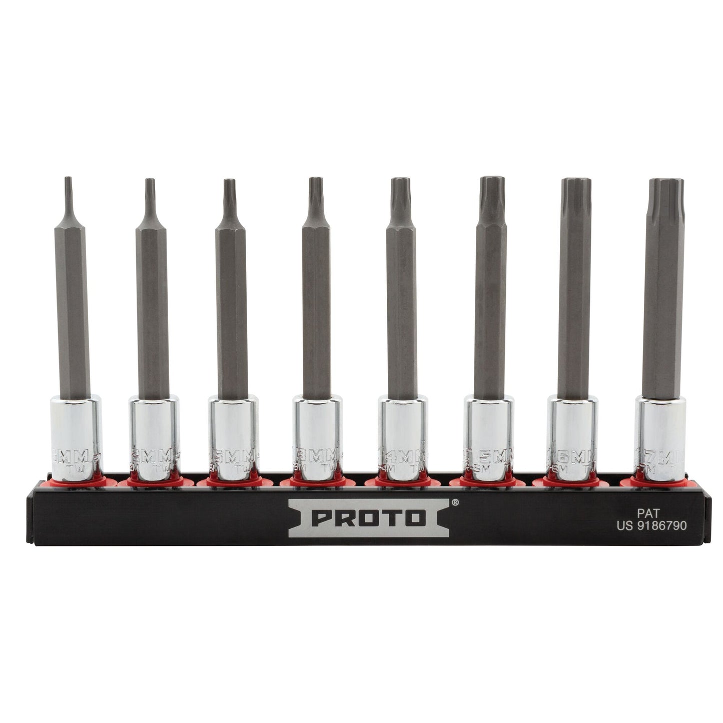 Proto J7440R8MM — 1/4 in. Drive Metric Advanced Hex Bit Socket Set (8 pc.) J7440R8MM
