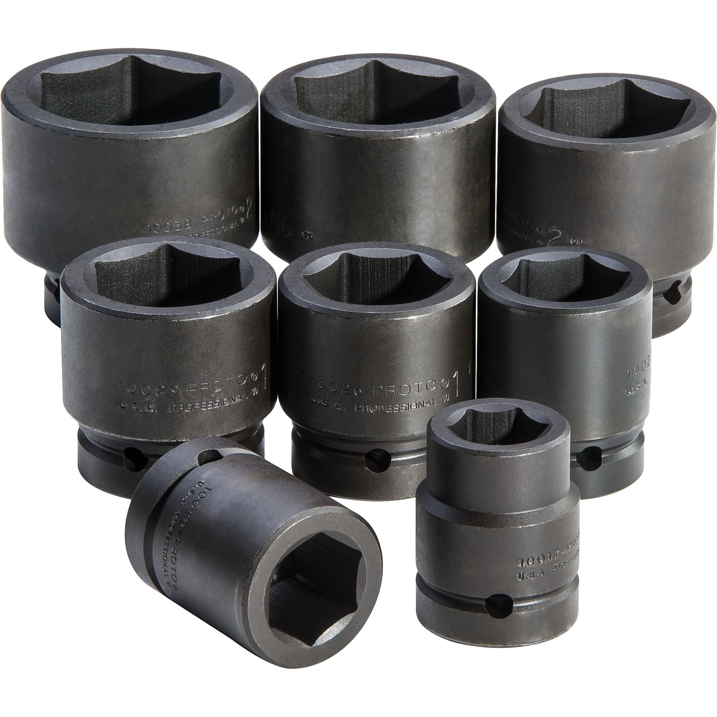 Proto J76103 — 1 in. Drive 6-Point Impact Socket Set (8 pc.) J76103