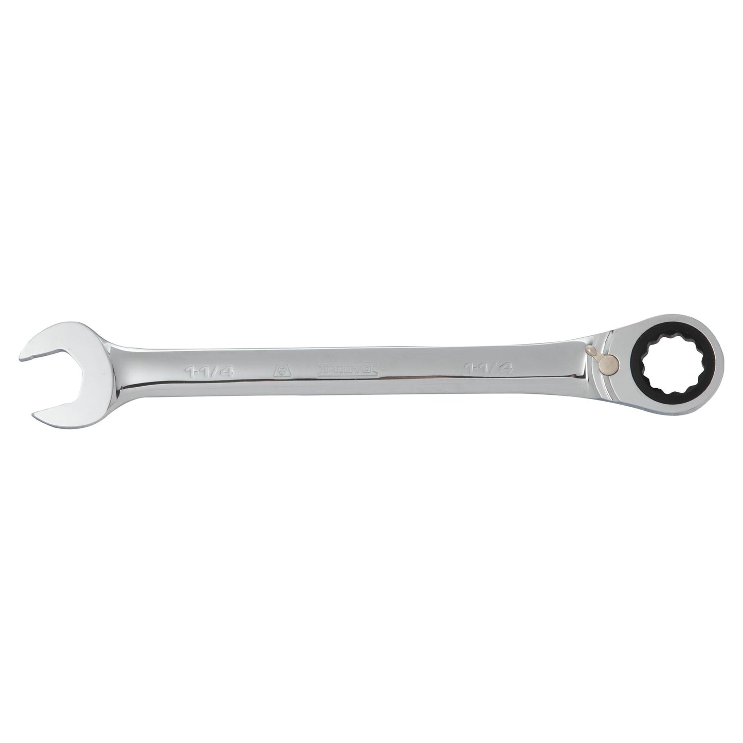 Proto Wrench Combination Reversible Ratcheting 12Pt Fp1-1/4 JSCV40T