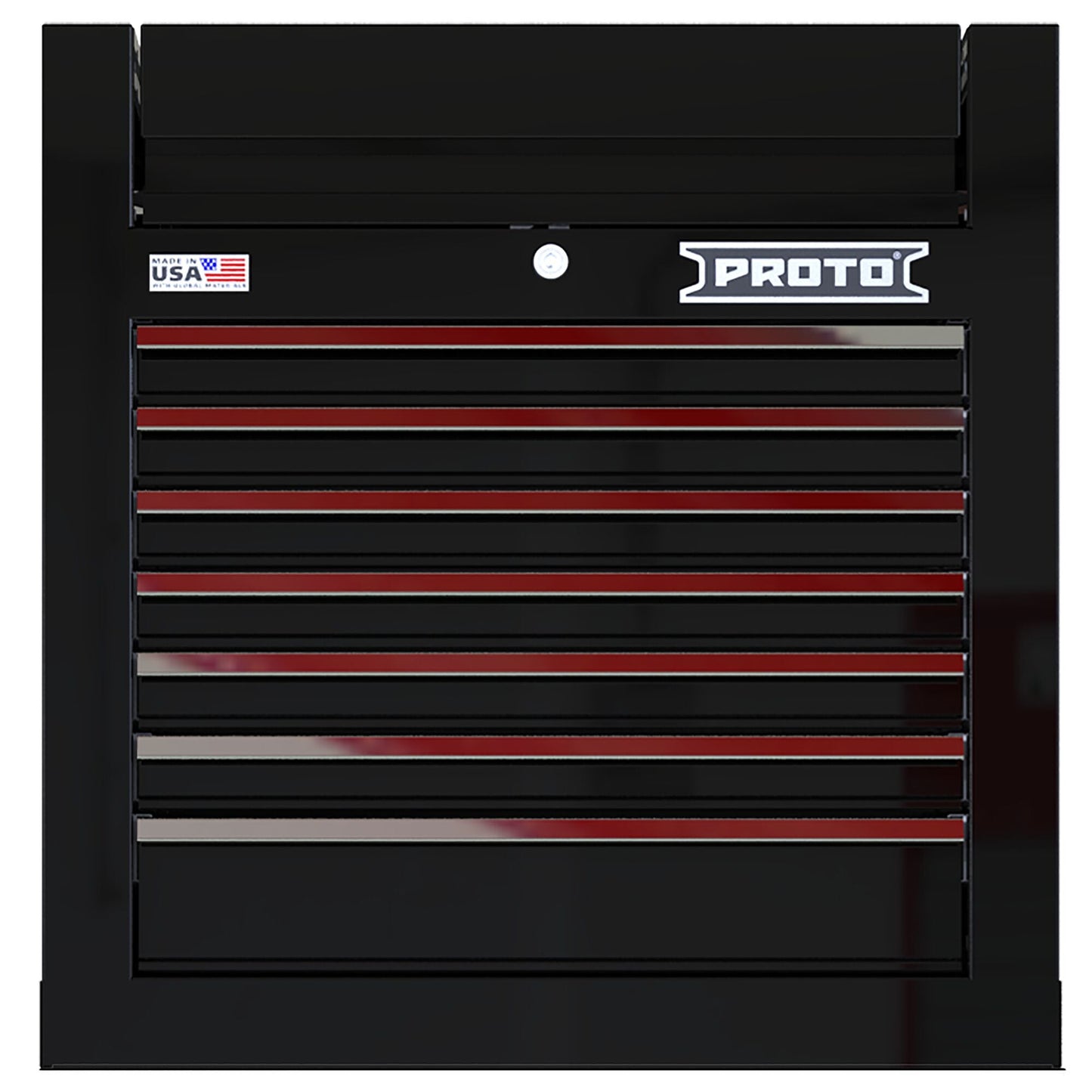 Proto 27 Inch 7 Drwr Top Blackchrome JSTV2728CS07BK