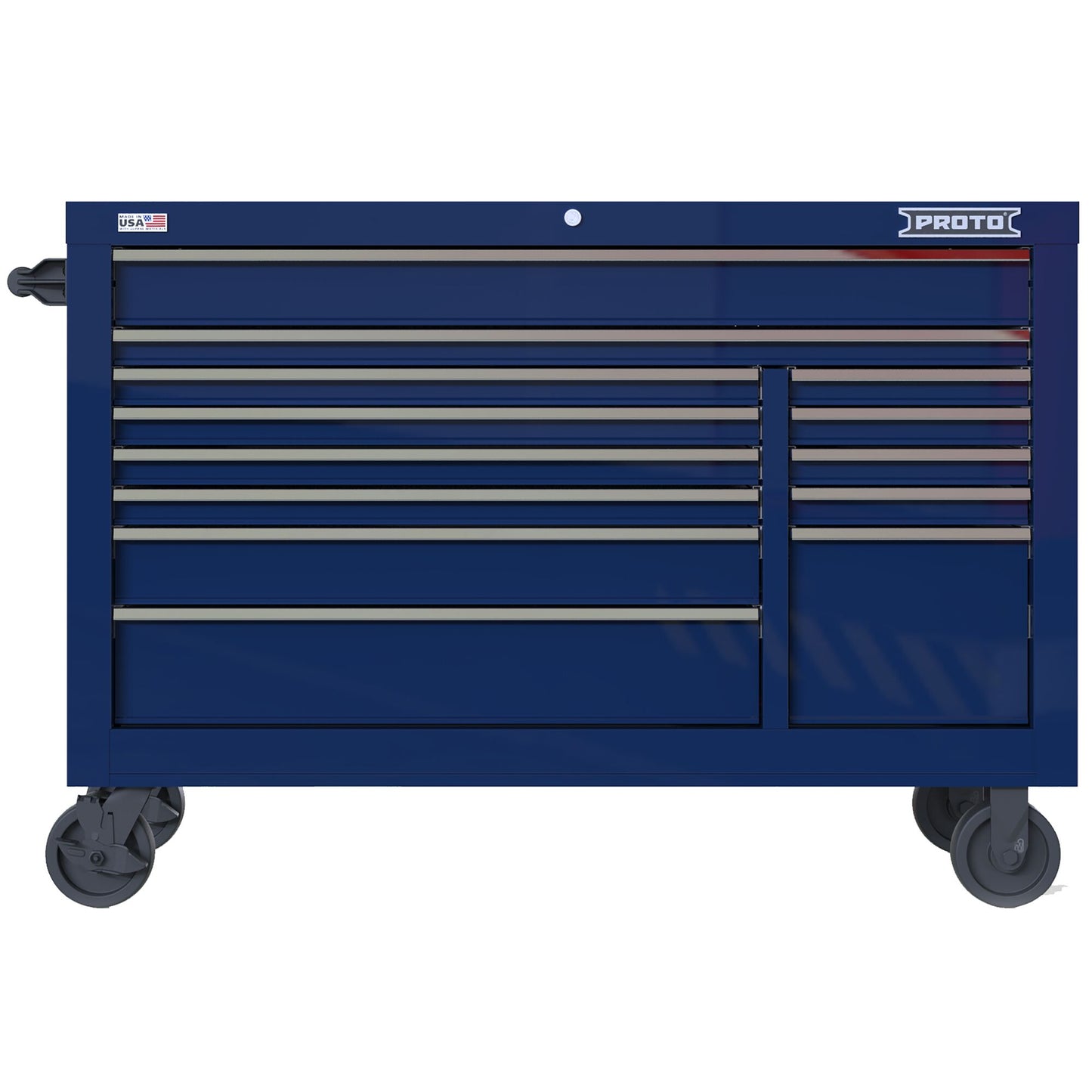 Proto 55 in. 13 Drawer Roller Cab Blue JSTV5539RD13BL